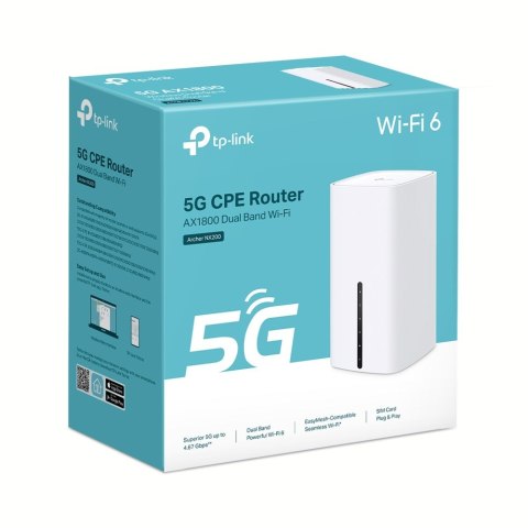 TP-Link Archer NX200 router bezprzewodowy Gigabit Ethernet Dual-band (2.4 GHz/5 GHz) 5G Biały TP-Link Archer NX200 router bezprzewodowy Gigabit Ethernet Dual-band (2.4 GHz/5 GHz) 5G Biały