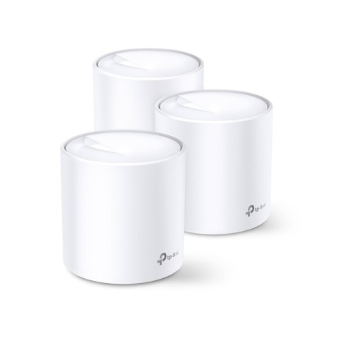 TP-Link Deco X20 (3-pack) Dual-band (2.4 GHz/5 GHz) Wi-Fi 5 (802.11ac) Biały 2 Wewnętrzne TP-Link Deco X20 (3-pack) Dual-band (2.4 GHz/5 GHz) Wi-Fi 5 (802.11ac) Biały 2 Wewnętrzne