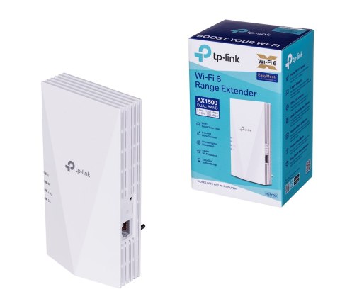 TP-Link RE500X przedłużacz sieciowy Nadajnik i odbiornik sieci Biały 1000 Mbit/s
