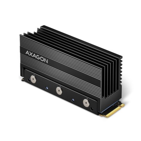 Axagon CLR-M2XL system chłodzenia komputerów M.2 NVMe SSD, Dysk SSD Radiator Czarny 1 szt.