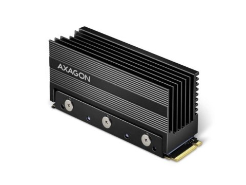 Axagon CLR-M2XL system chłodzenia komputerów M.2 NVMe SSD, Dysk SSD Radiator Czarny 1 szt.