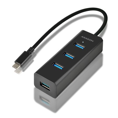 Axagon HUE-S2C huby i koncentratory USB 3.2 Gen 1 (3.1 Gen 1) Type-A 5000 Mbit/s Czarny