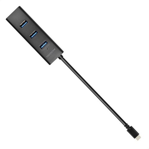 Axagon HUE-S2C huby i koncentratory USB 3.2 Gen 1 (3.1 Gen 1) Type-A 5000 Mbit/s Czarny