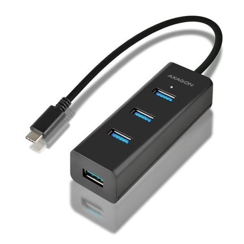 Axagon HUE-S2C huby i koncentratory USB 3.2 Gen 1 (3.1 Gen 1) Type-A 5000 Mbit/s Czarny