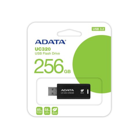 ADATA UC320 pamięć USB 256 GB USB Typu-A 3.2 Gen 1 (3.1 Gen 1) Czarny