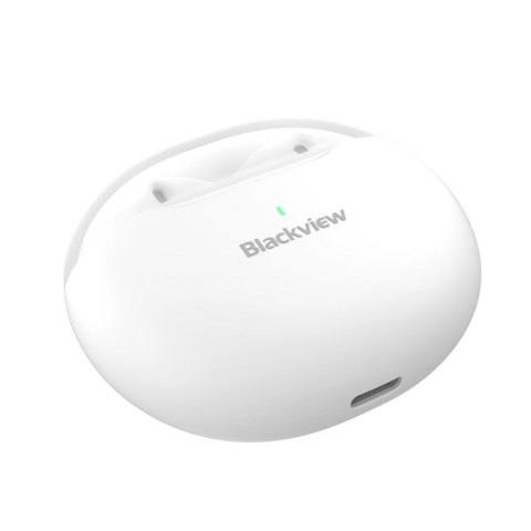 Blackview AirBuds 6 Zestaw słuchawkowy True Wireless Stereo (TWS) Douszny Połączenia/muzyka USB Type-C Bluetooth Biały