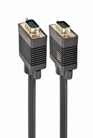 Gembird CC-PPVGA-15M-B kabel VGA VGA (D-Sub) Czarny