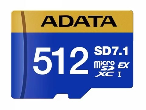 Karta pamięci MICRO SDXC 512GB SD7.1 UD512GEX3L1-C ADATA Karta pamięci MICRO SDXC 512GB SD7.1 UD512GEX3L1-C ADATA