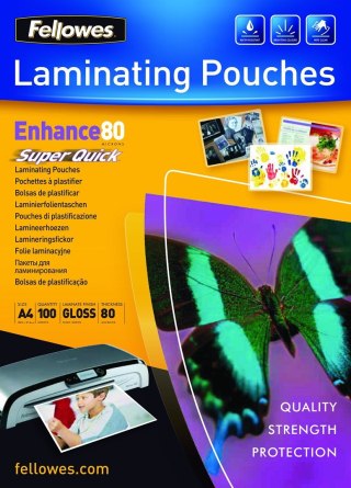 LAMINATING POUCH A4/100PCS 5440001 FELLOWES