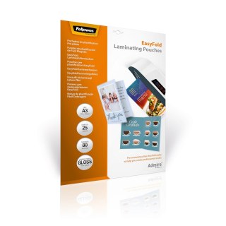 LAMINATOR POUCH EASYFOLD A3 80 25PCS 5602001 FELLOWES