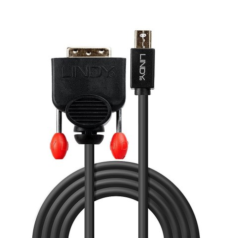 Lindy 41953 adapter kablowy 3 m Mini DisplayPort DVI-D Czarny Lindy 41953 adapter kablowy 3 m Mini DisplayPort DVI-D Czarny