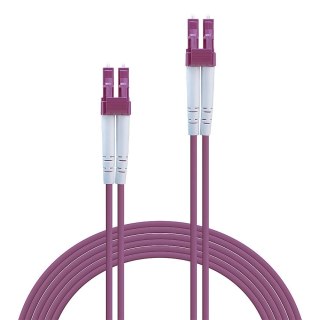 Lindy 46344 kabel InfiniBand / światłowodowy 10 m LC Różowy