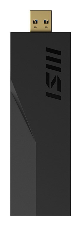 MSI BE6500 WiFi7 USB Stick - Dongle adapter USB 3.2 Gen 1 (3.1 Gen 1) MSI BE6500 WiFi7 USB Stick - Dongle adapter USB 3.2 Gen 1 (3.1 Gen 1)