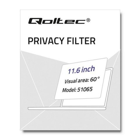 Qoltec 51065 filtr do ekranu 29,5 cm (11.6") Qoltec 51065 filtr do ekranu 29,5 cm (11.6")