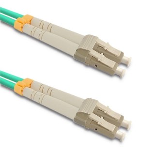 Qoltec 54082 kabel InfiniBand / światłowodowy 20 m LC Kolor Aqua