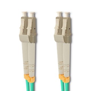 Qoltec 54082 kabel InfiniBand / światłowodowy 20 m LC Kolor Aqua