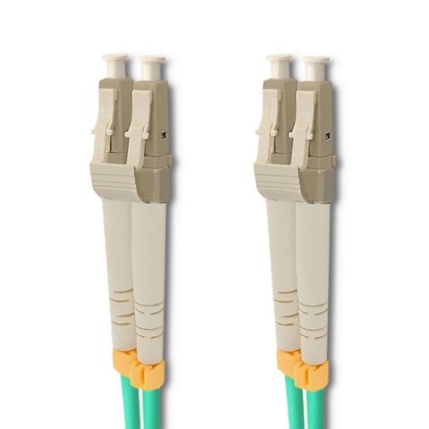 Qoltec 54082 kabel InfiniBand / światłowodowy 20 m LC Kolor Aqua