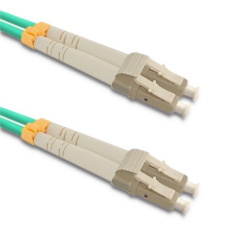 Qoltec 54082 kabel InfiniBand / światłowodowy 20 m LC Kolor Aqua