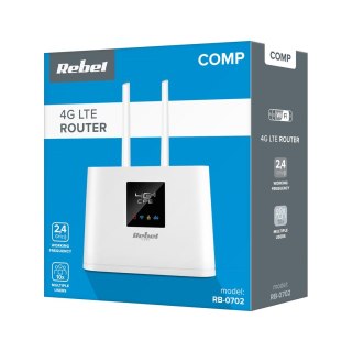 Rebel RB-0702 router/modem bezprzewodowy (2,4 GHz) 3G 4G biały