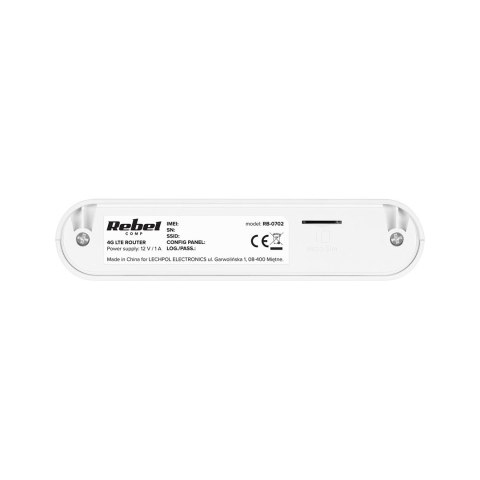 Rebel RB-0702 router/modem bezprzewodowy (2,4 GHz) 3G 4G biały