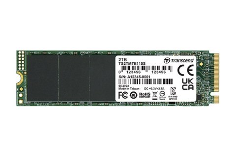 SSD PCIE G4 M.2 1TB/TS1TMTE115S TRANSCEND