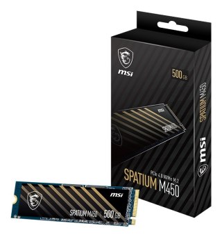 SSD PCIE G4 M.2 NVME 500GB/SPAT. M450 S78-440K380-P83 MSI