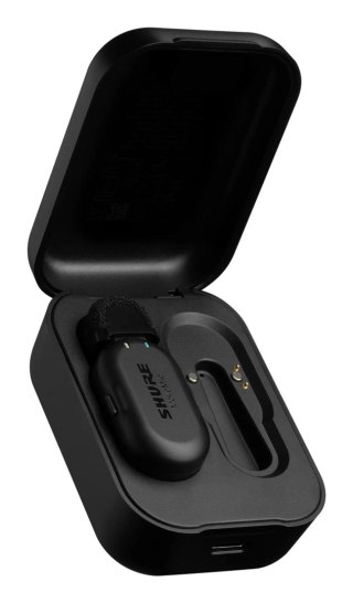 Shure MV-ONE-Z6 - bezprzewodowy mikrofon MoveMic MV-LaV z etui ładującym