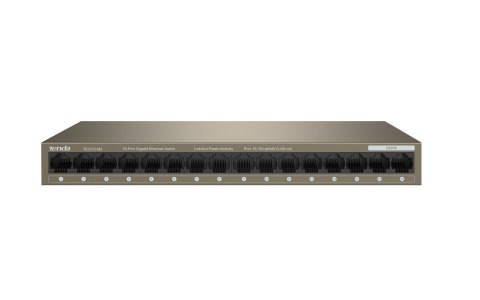 Tenda TEG1016M łącza sieciowe Nie zarządzany Gigabit Ethernet (10/100/1000)