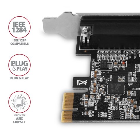 Axagon PCEA-P1N adapter Wewnętrzny Równoległy
