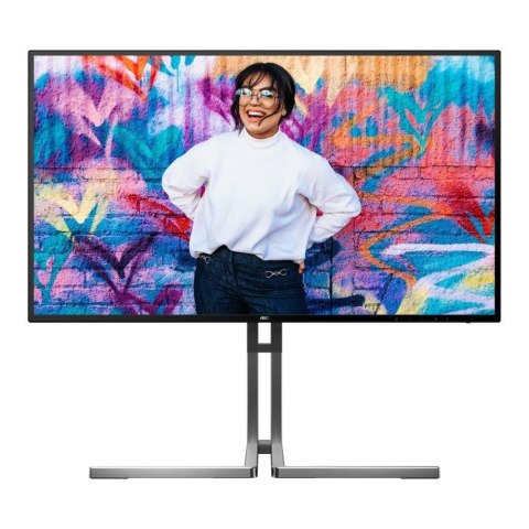 AOC U27U3CV monitor komputerowy 68,6 cm (27") 3840 x 2160 px 4K Ultra HD LCD Czarny AOC U27U3CV monitor komputerowy 68,6 cm (27") 3840 x 2160 px 4K Ultra HD LCD Czarny