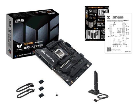 ASUS TUF GAMING X870E-PLUS WIFI7 AMD X870E Gniazdo AM5 ATX ASUS TUF GAMING X870E-PLUS WIFI7 AMD X870E Gniazdo AM5 ATX