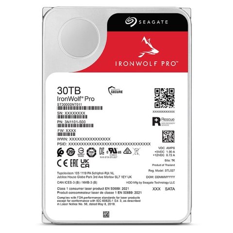 HDD Seagate IronWolf Pro 30TB SATA ST30000NT011 HDD Seagate IronWolf Pro 30TB SATA ST30000NT011
