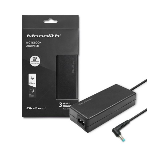 Qoltec 51555 adapter zasilający/ inwentor Wewnętrzna 65 W Czarny