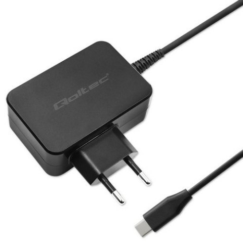 Qoltec 52385 ładowarka do urządzeń przenośnych Laptop, Przenośna konsola do gier, Power bank, Smartfon, Smartwatch, Tablet Czarn