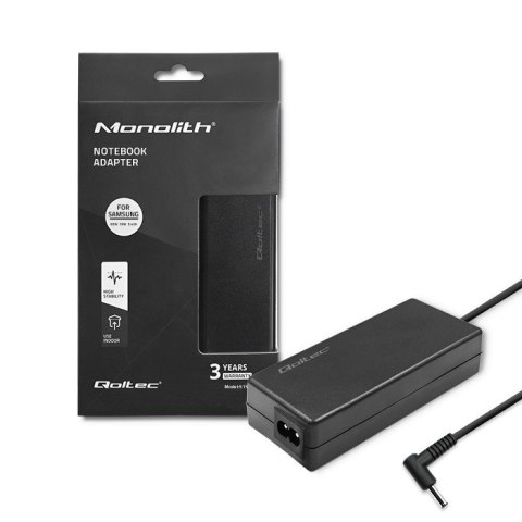 Qoltec Zasilacz do laptopa Samsung PREMIUM 65W | 19V | 3.42A | 3.0*1.0 Qoltec Zasilacz do laptopa Samsung PREMIUM 65W | 19V | 3.42A | 3.0*1.0