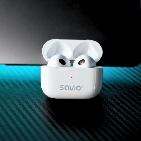 SAVIO SŁUCHAWKI BEZPRZEWODOWE BLUETOOTH TWS-01 PRO SAVIO SŁUCHAWKI BEZPRZEWODOWE BLUETOOTH TWS-01 PRO