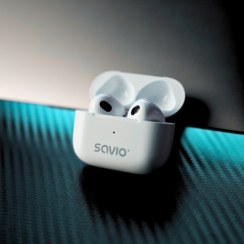 SAVIO SŁUCHAWKI BEZPRZEWODOWE BLUETOOTH TWS-01 PRO SAVIO SŁUCHAWKI BEZPRZEWODOWE BLUETOOTH TWS-01 PRO