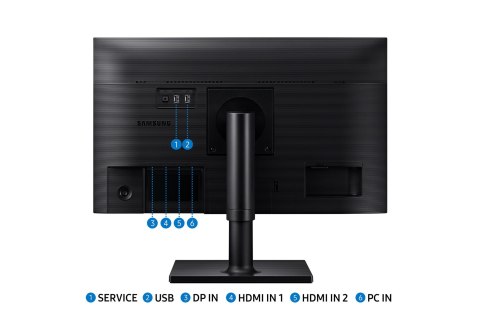 Samsung LF27T450FZU LED display 68,6 cm (27") 1920 x 1080 px Full HD Czarny