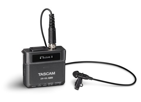 Tascam DR-10L Pro - cyfrowy rejestrator z mikrofonem krawatowym Tascam DR-10L Pro - cyfrowy rejestrator z mikrofonem krawatowym
