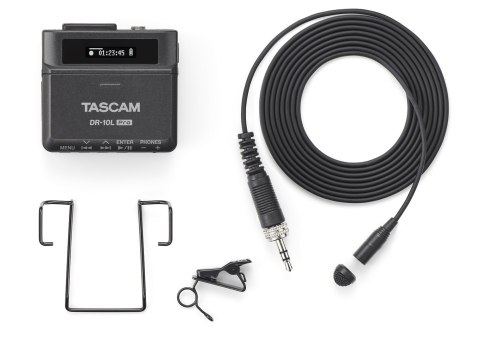 Tascam DR-10L Pro - cyfrowy rejestrator z mikrofonem krawatowym Tascam DR-10L Pro - cyfrowy rejestrator z mikrofonem krawatowym