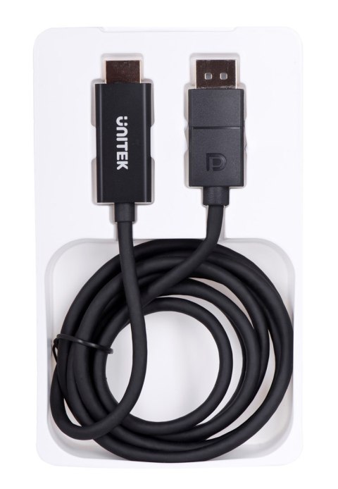 UNITEK KABEL DisplayPort 1.2, HDMI, 4K@60HZ, 1,8M, V1608A