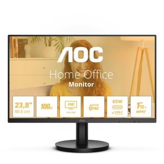 AOC 24B3CA2 monitor komputerowy 60,5 cm (23.8") 1920 x 1080 px Full HD LED Czarny