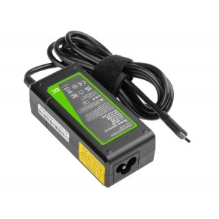 Green Cell Zasilacz Ładowarka USB-C 45W do laptopów, tabletów, telefonów