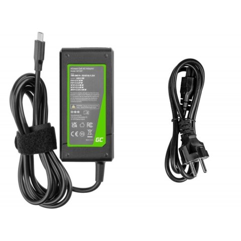 Green Cell Zasilacz Ładowarka USB-C 45W do laptopów, tabletów, telefonów Green Cell Zasilacz Ładowarka USB-C 45W do laptopów, tabletów, telefonów