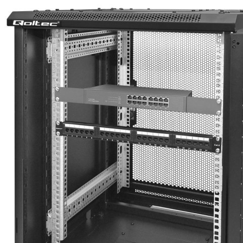 QOLTEC SZAFA RACK 19" | 15U | 600X855X600 | PERFOROWANE DRZWI QOLTEC SZAFA RACK 19" | 15U | 600X855X600 | PERFOROWANE DRZWI