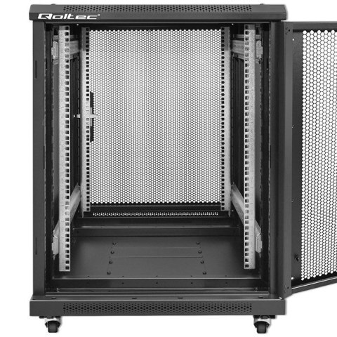 QOLTEC SZAFA RACK 19" | 15U | 600X855X600 | PERFOROWANE DRZWI QOLTEC SZAFA RACK 19" | 15U | 600X855X600 | PERFOROWANE DRZWI