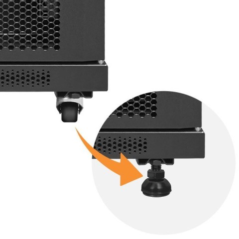 QOLTEC SZAFA RACK 19" | 15U | 600X855X600 | PERFOROWANE DRZWI QOLTEC SZAFA RACK 19" | 15U | 600X855X600 | PERFOROWANE DRZWI