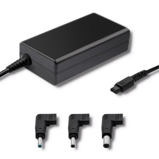 Qoltec 51758 adapter zasilający/ inwentor Wewnątrz 65 W Czarny