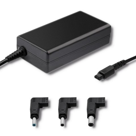 Qoltec 51758 adapter zasilający/ inwentor Wewnątrz 65 W Czarny