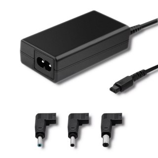 Qoltec 51758 adapter zasilający/ inwentor Wewnątrz 65 W Czarny